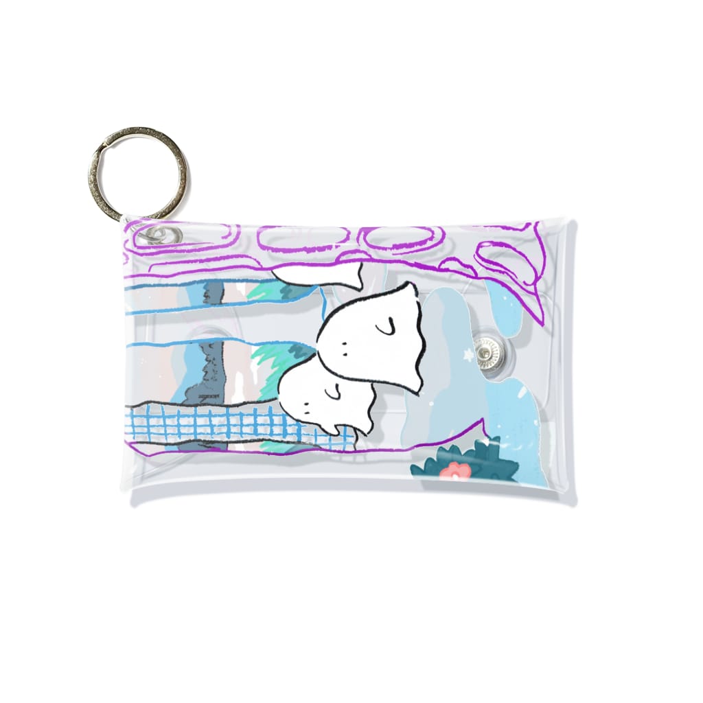 チーカマの森のオバケちゃん(ひる) Mini Clear Multipurpose Case