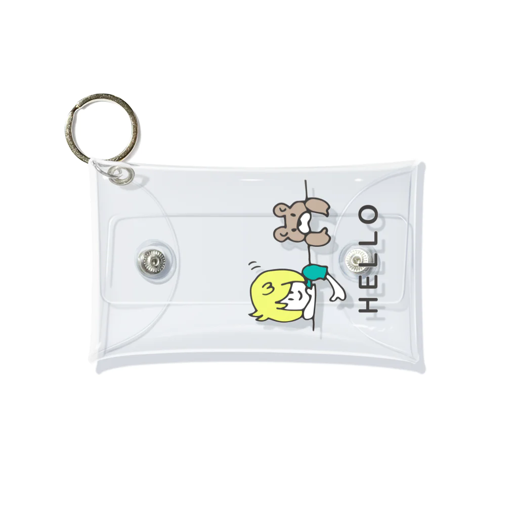 煮物(∴)のHELLO【くま】 Mini Clear Multipurpose Case