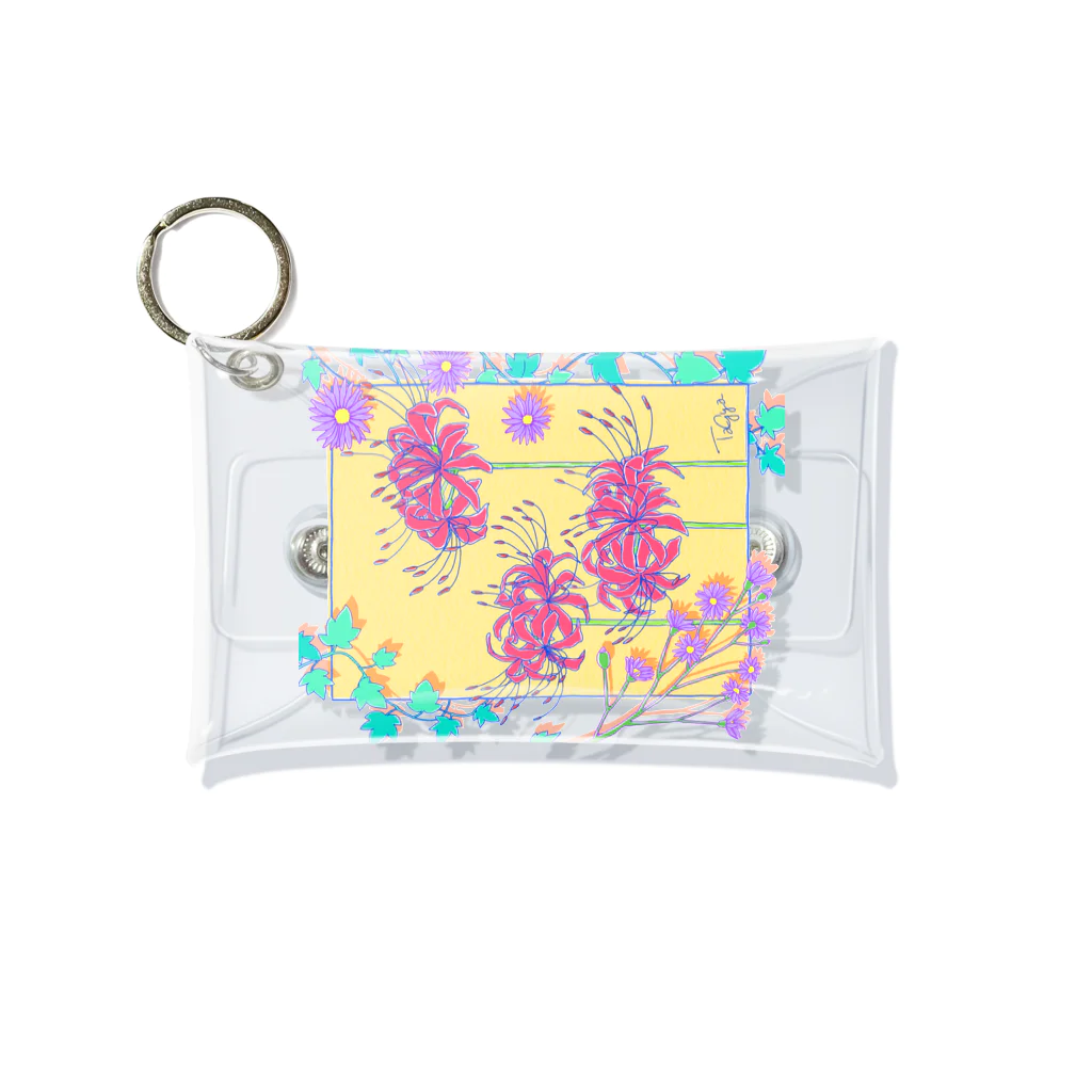 Aya Tagawaの九月のお花盛り沢山 Mini Clear Multipurpose Case