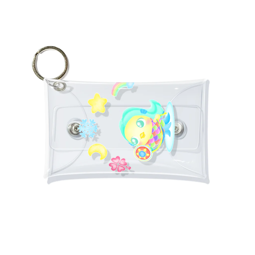 ようこそ『MAYOHOUSE』へのアマビエ×花月雪星宙 Mini Clear Multipurpose Case