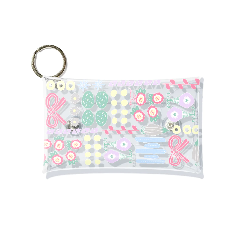 tommy leeのお花のおせち 透過ver Mini Clear Multipurpose Case