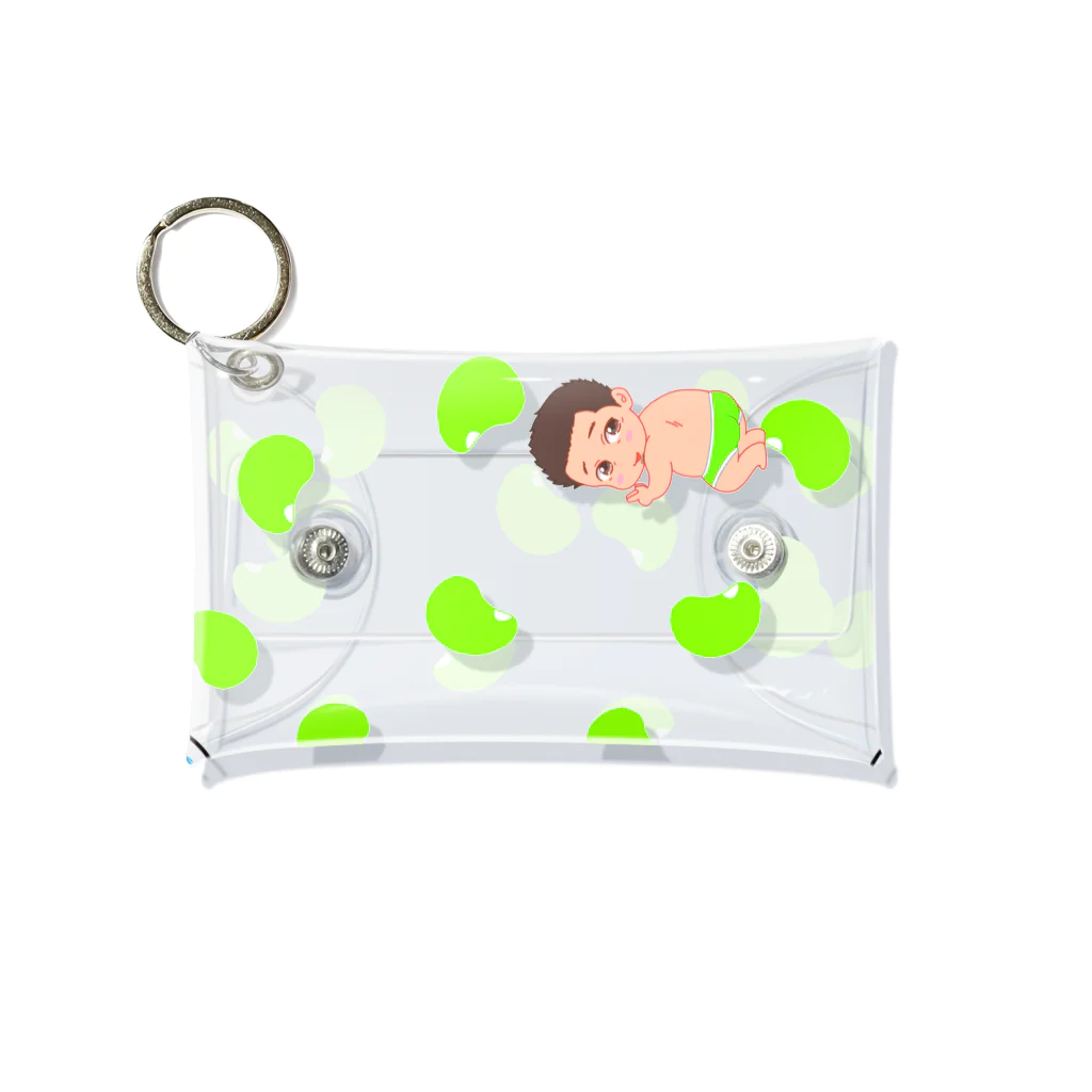 schwinnのそら豆お父さんミニクリアケース Mini Clear Multipurpose Case