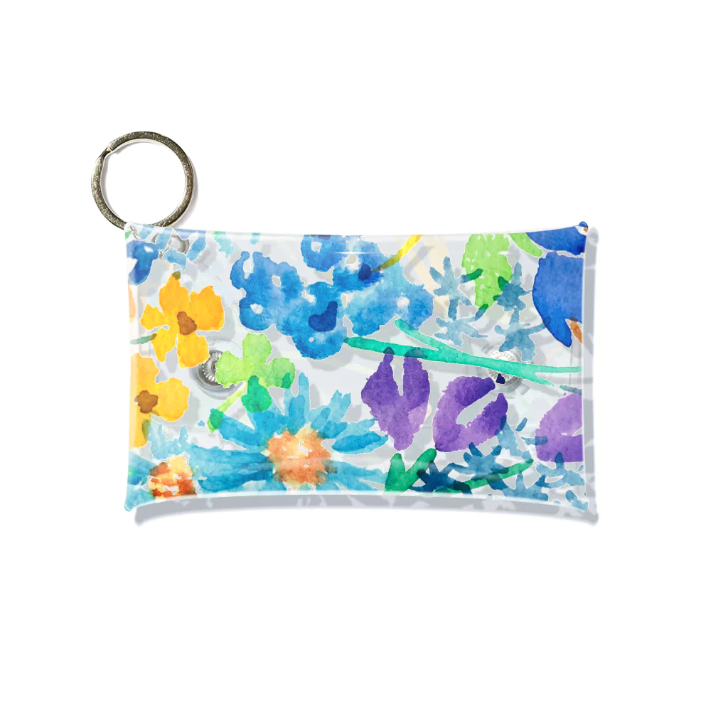 n_makiのflower Mini Clear Multipurpose Case