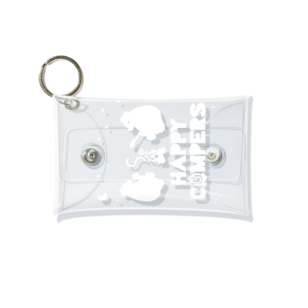 PRETTY CHICKENのハッピー　キャンパーズ Mini Clear Multipurpose Case