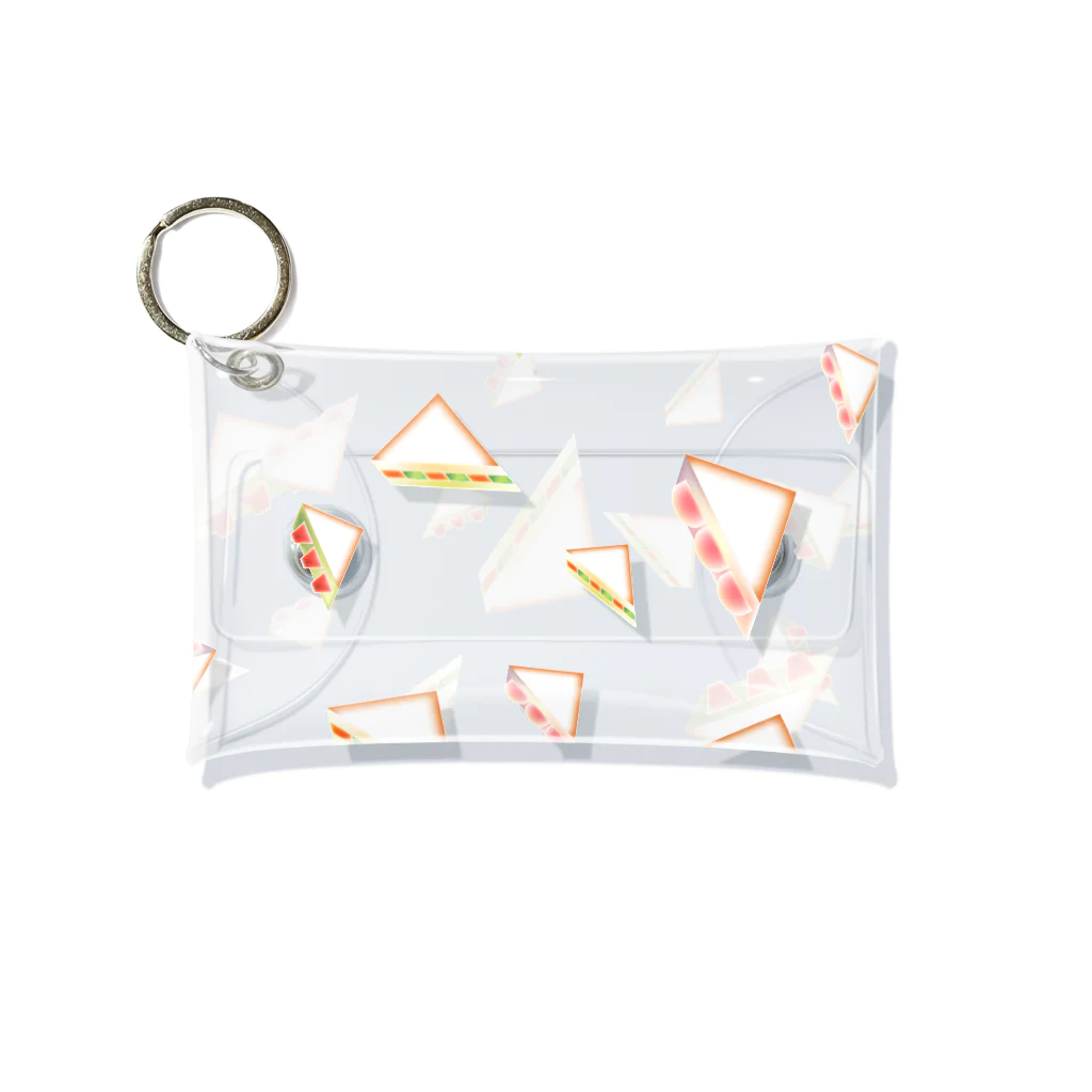 にしむー食堂の雑貨屋さんの夏のフルサンまみれ Mini Clear Multipurpose Case