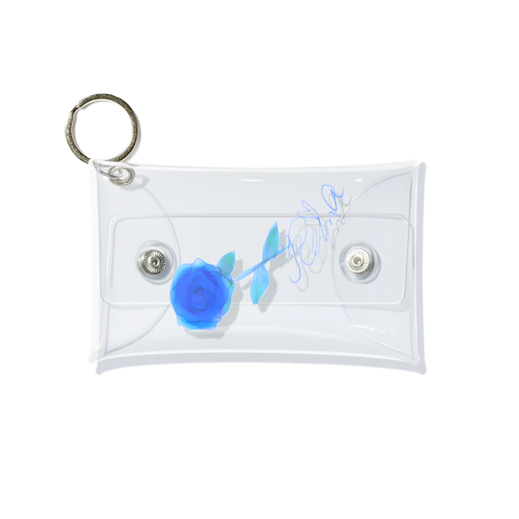 うさうさはうす🐰のBLUE ROSE Mini Clear Multipurpose Case