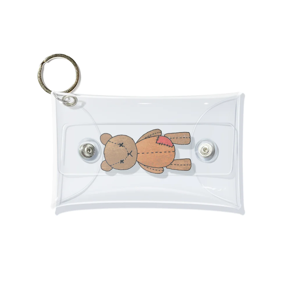 Joyous_Lifeのくま01 Mini Clear Multipurpose Case