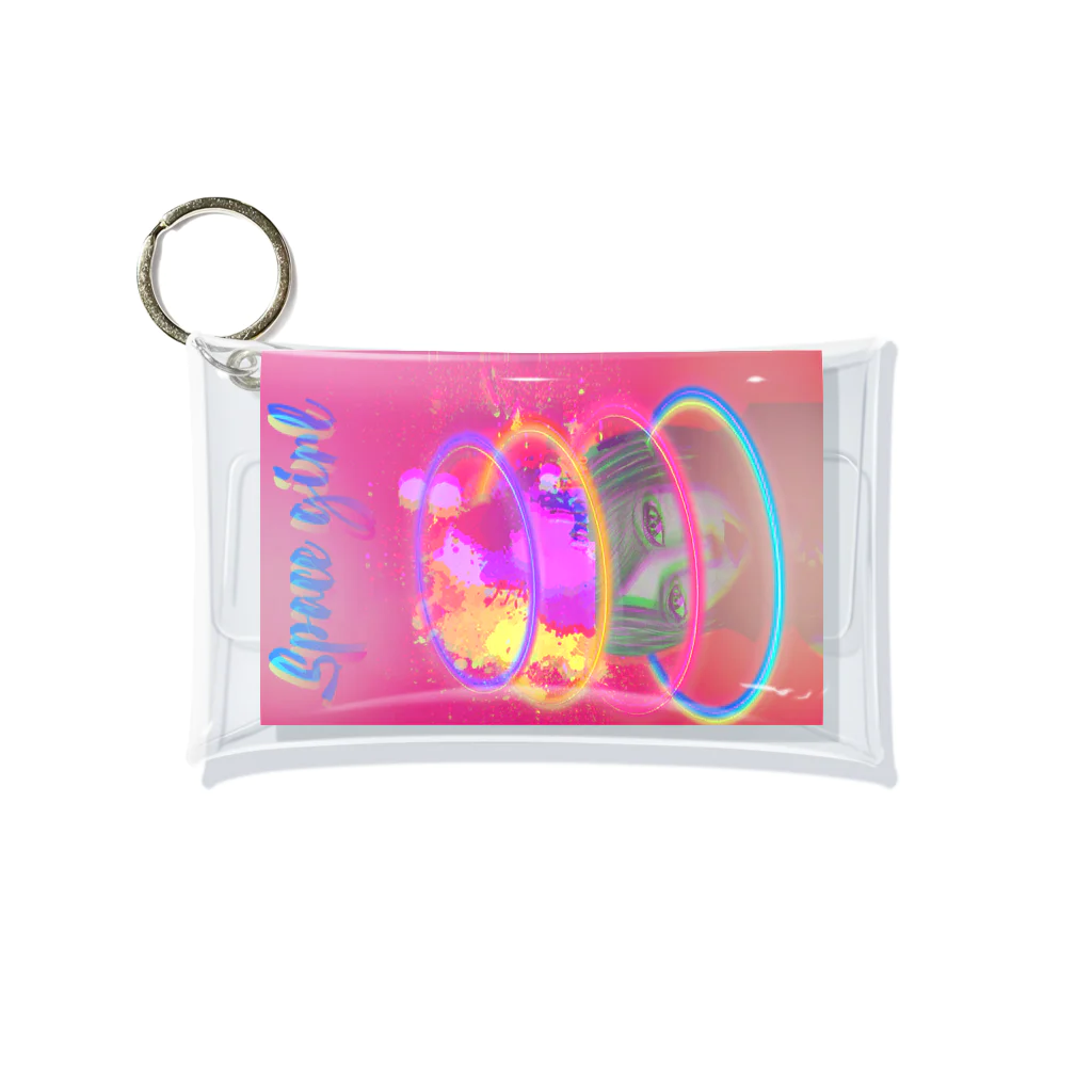 TK-47のSpace girl  Mini Clear Multipurpose Case