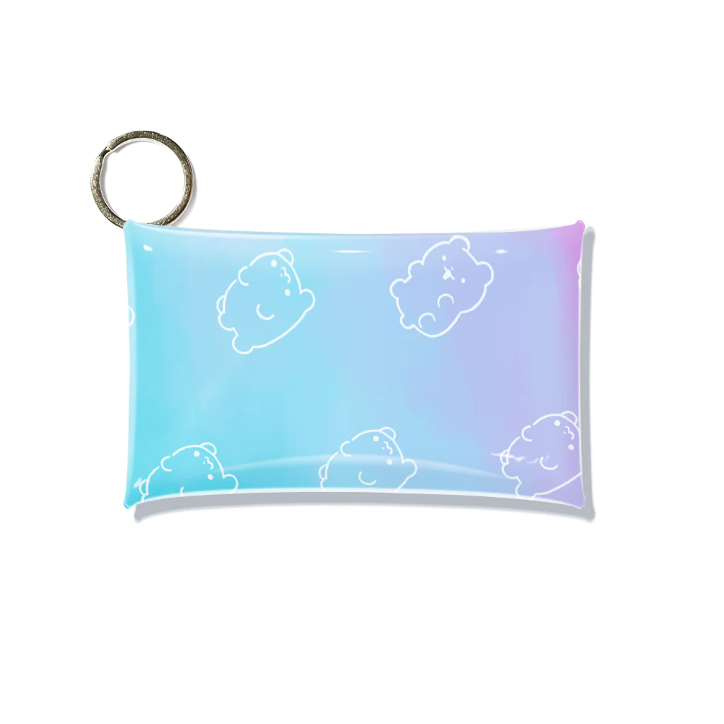 peco pecoのくまくまゼリー(しゅわっち) Mini Clear Multipurpose Case