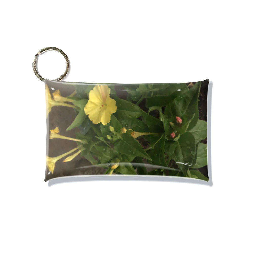 ばにーすぺーの月見草の花言葉 Mini Clear Multipurpose Case