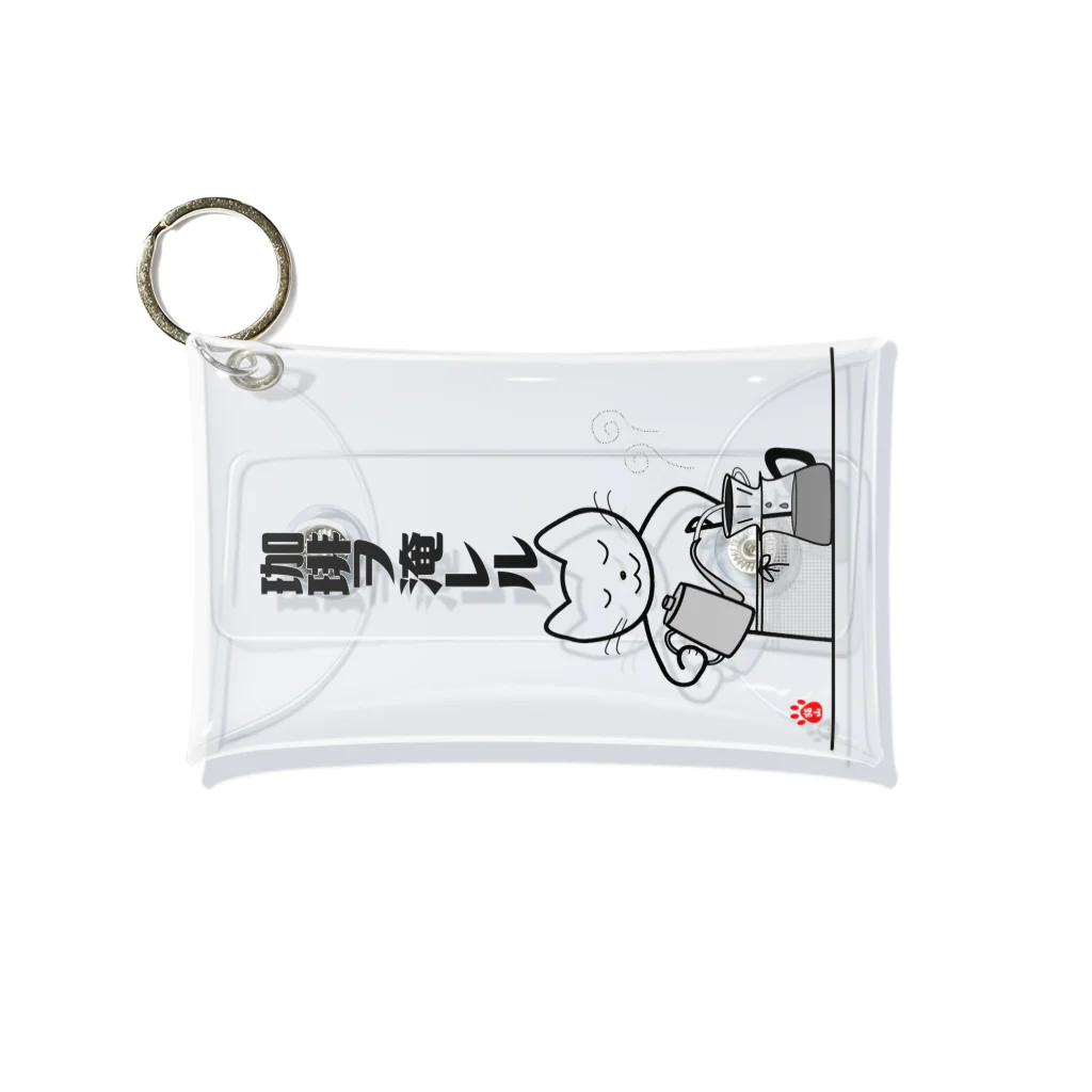 satoharuの珈琲ヲ淹レル Mini Clear Multipurpose Case