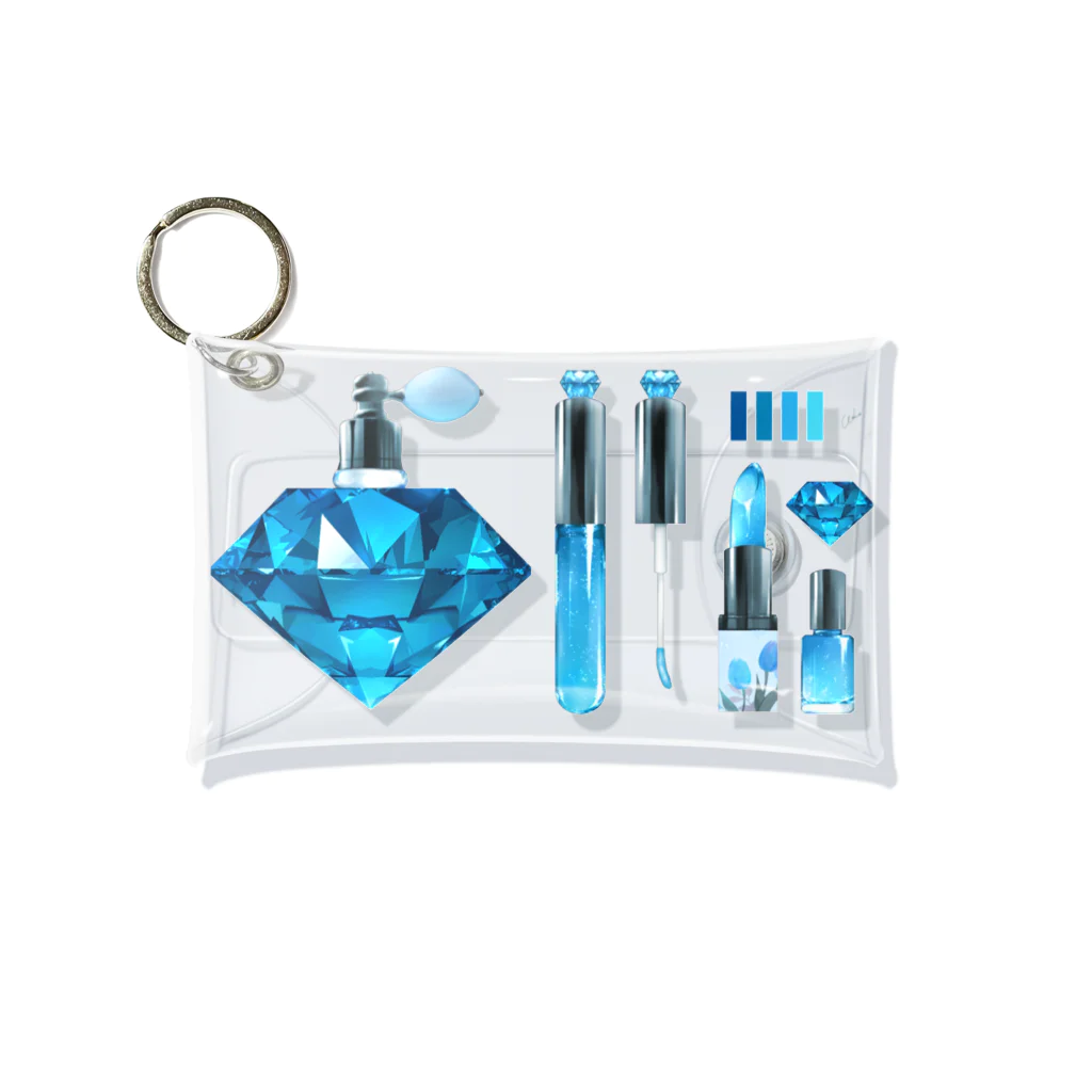 Ukeiのショップのjewelry cosme Mini Clear Multipurpose Case