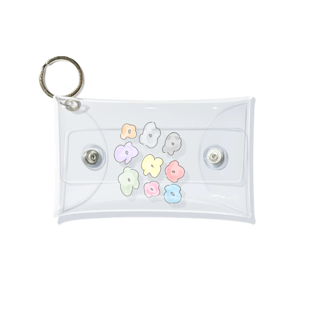 otaota_tatataのflowers Mini Clear Multipurpose Case