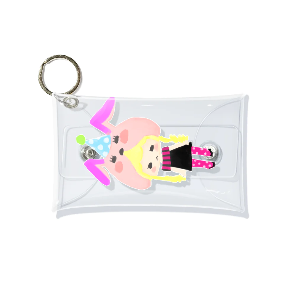 くつしたねこのゆめみちゃん Mini Clear Multipurpose Case