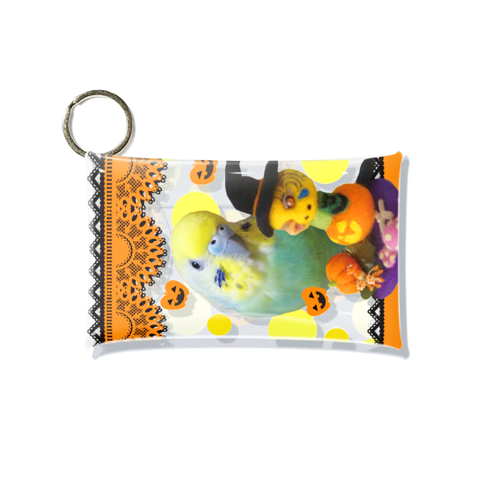 あにまるめいとのハロウィンハッピーちゃん Mini Clear Multipurpose Case