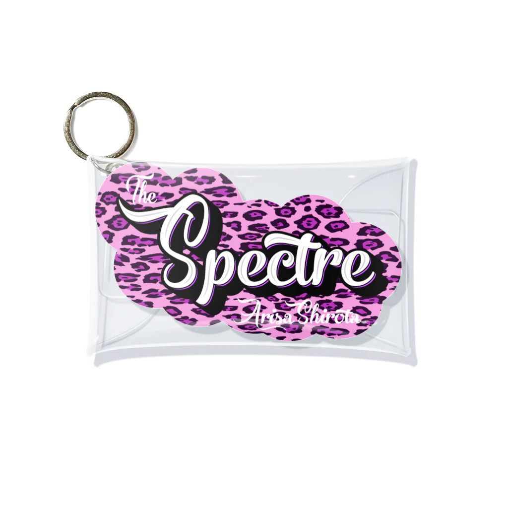 くまお画伯オンラインショップくまお堂の【白田亜利紗コラボ】Spectre Light Purple Buble Mini Clear Multipurpose Case