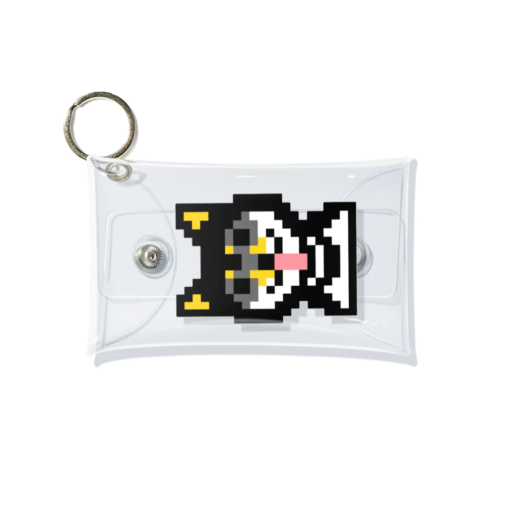 すみちゃんぐらしのドット絵黒柴 Mini Clear Multipurpose Case