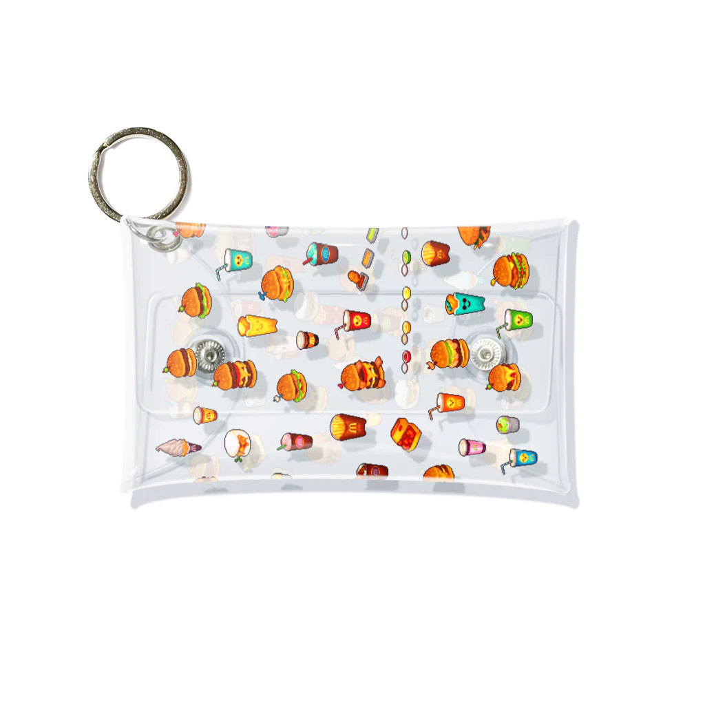 どっと屋のFast food menu Mini Clear Multipurpose Case