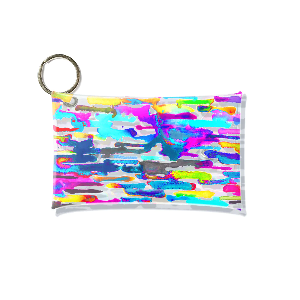 Miki_after_partyのcolorful rain -vivid- Mini Clear Multipurpose Case