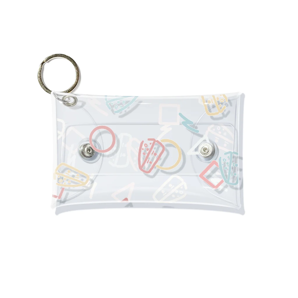 まろやか堂のレトロがんづきくん Mini Clear Multipurpose Case