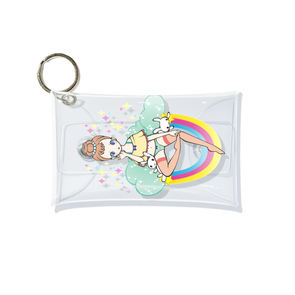 あいすくりーむやさんのみろくちゃん Mini Clear Multipurpose Case