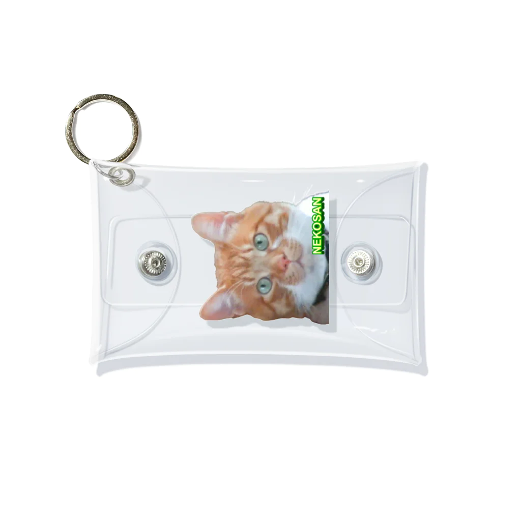 壁かべSHOP・SUZURI店のひょっこり猫さんCOL. Mini Clear Multipurpose Case