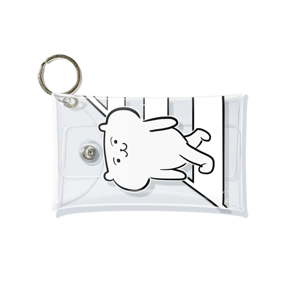 けちゃっぷごはんのお店の横断する猫さん Mini Clear Multipurpose Case