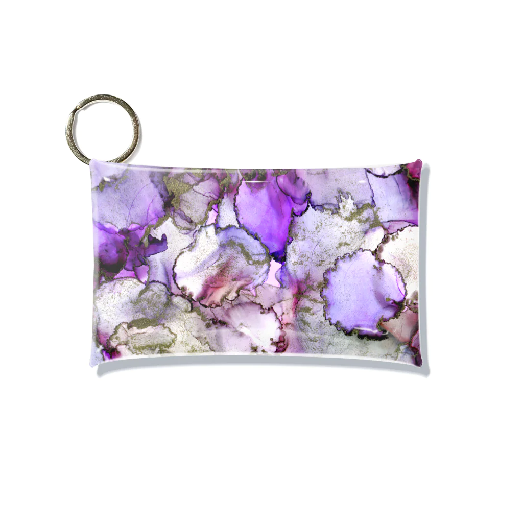 始季彩＠suzuriのVioletDream Mini Clear Multipurpose Case