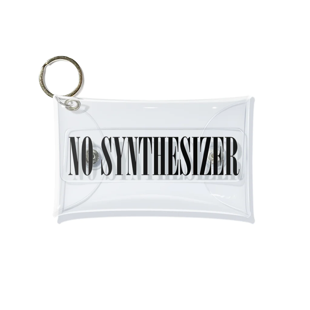 eins zwei drei vierの 90年代V系インスパイアグッズ「NO SYNTHESIZER」 Mini Clear Multipurpose Case