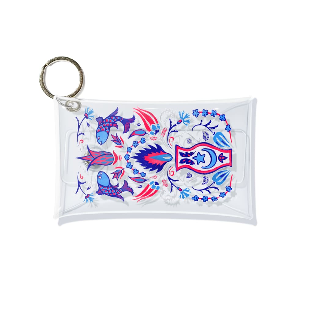 IZANAMI by Akane Yabushitaの🇹🇷トルコのイズニックタイル【ラピスラズリ】 Mini Clear Multipurpose Case