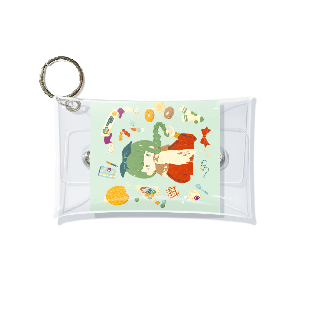 pop-popのPOP girl 『like』 Mini Clear Multipurpose Case