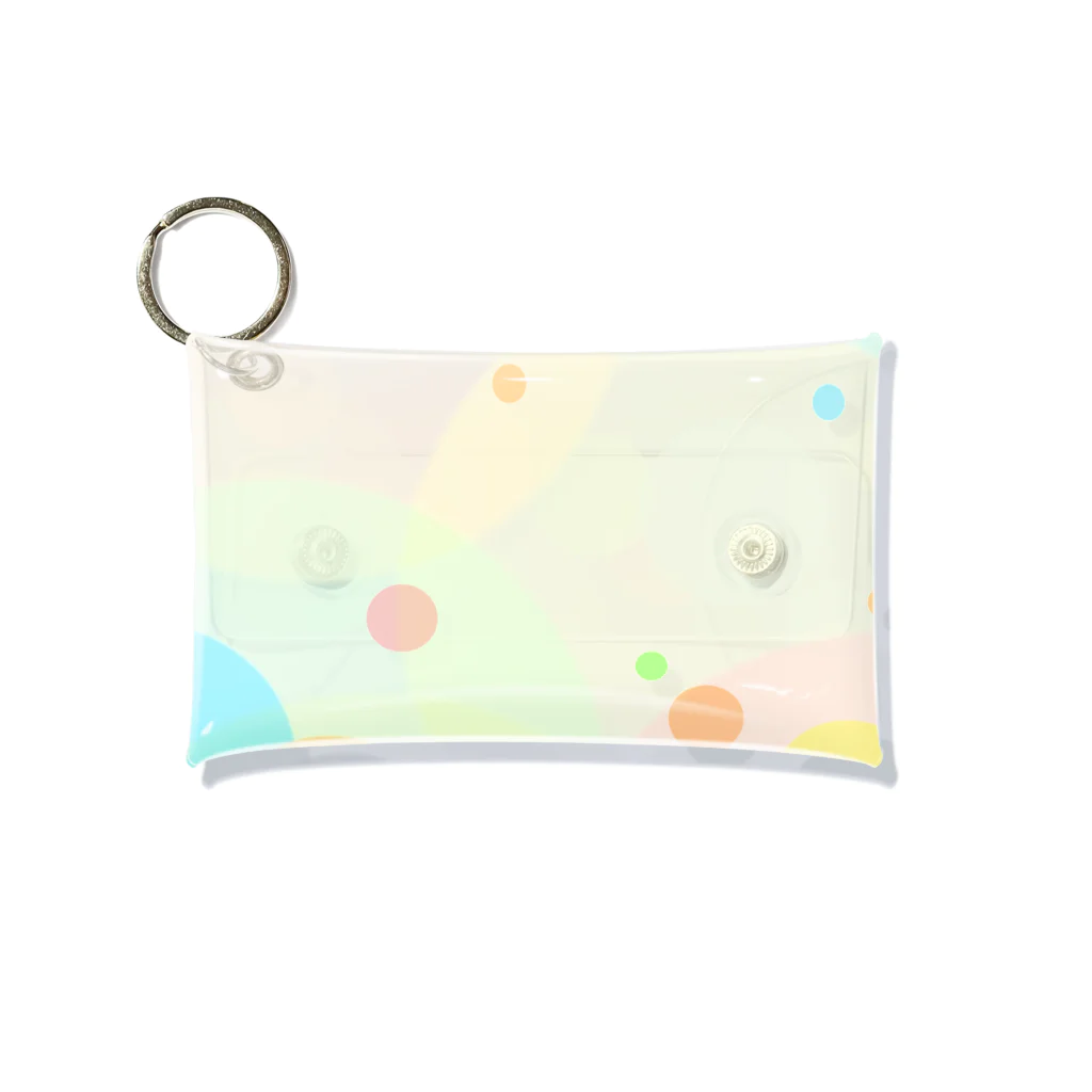 どじるんのグラデーション Mini Clear Multipurpose Case