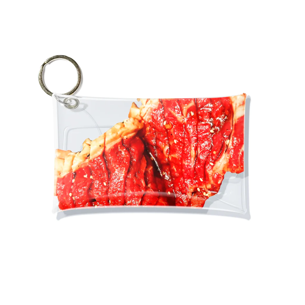 魚肉販売所の生肉さん Mini Clear Multipurpose Case