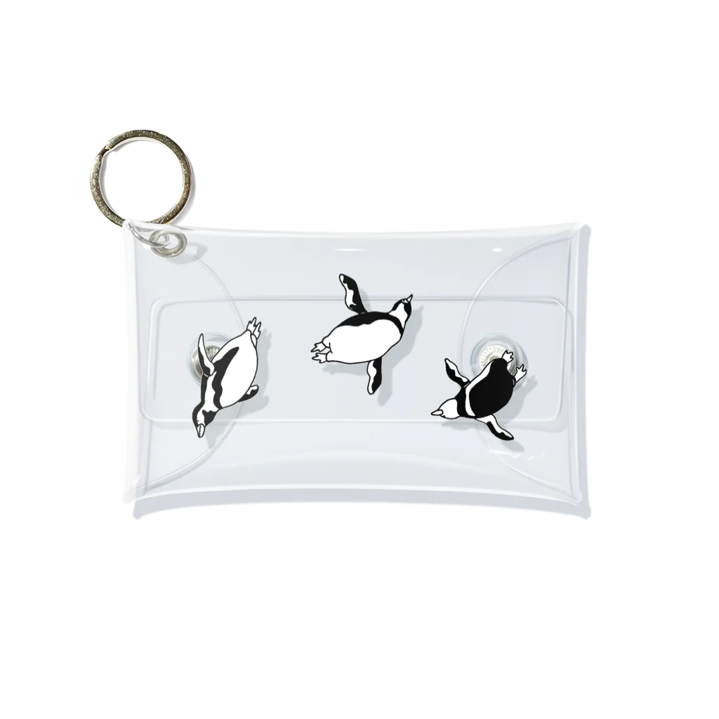アツミの泳ぐペンギン Mini Clear Multipurpose Case