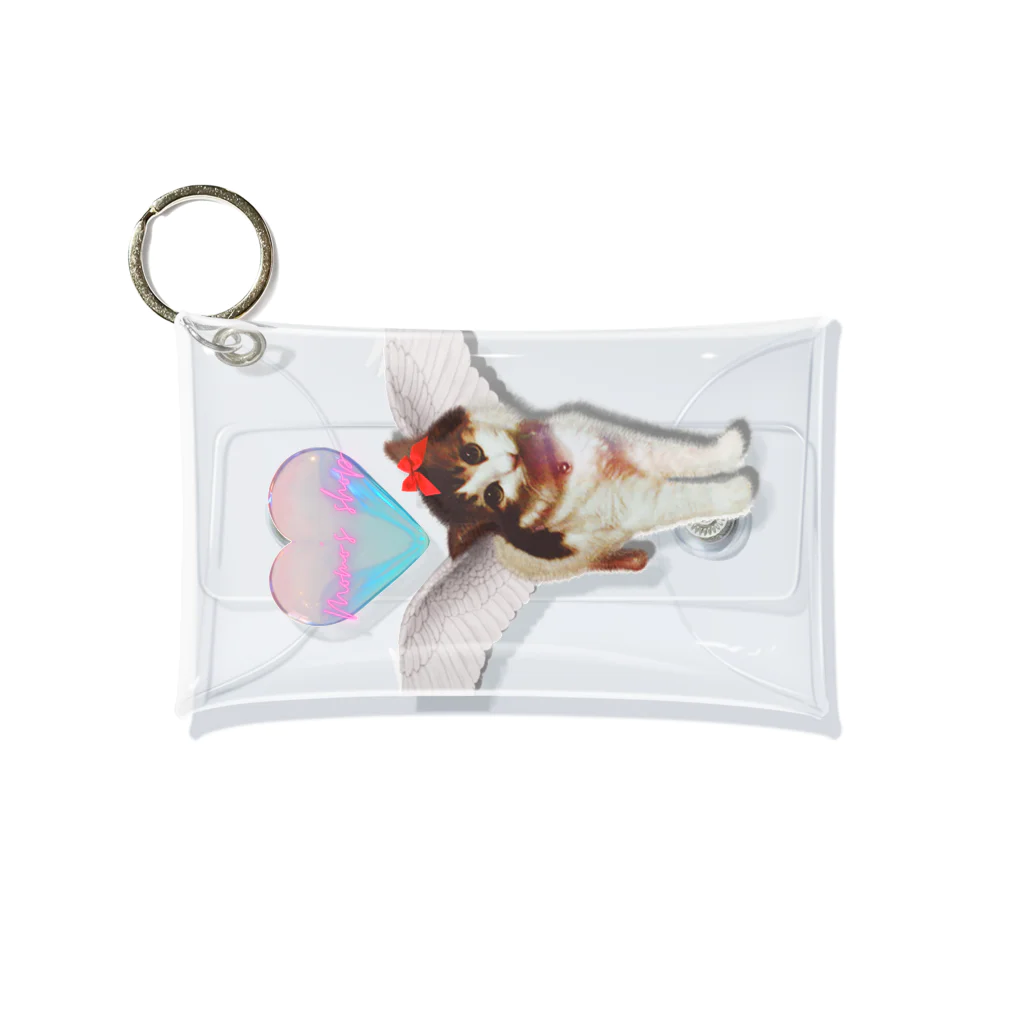 𝙈𝙊𝙈𝙊'𝙨 𝙎𝙝𝙤𝙥のmy angel-1 Mini Clear Multipurpose Case