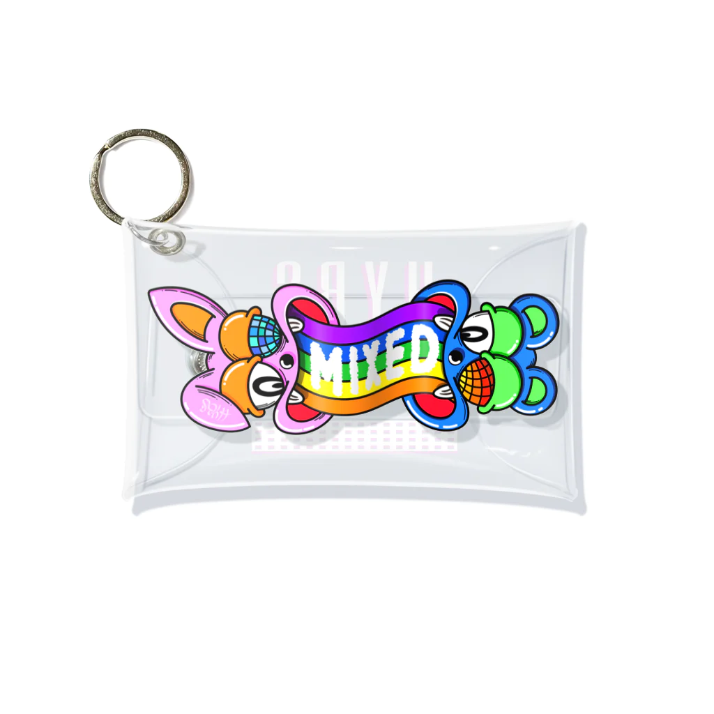 HYBS FOR MEのフワフワミックス Mini Clear Multipurpose Case