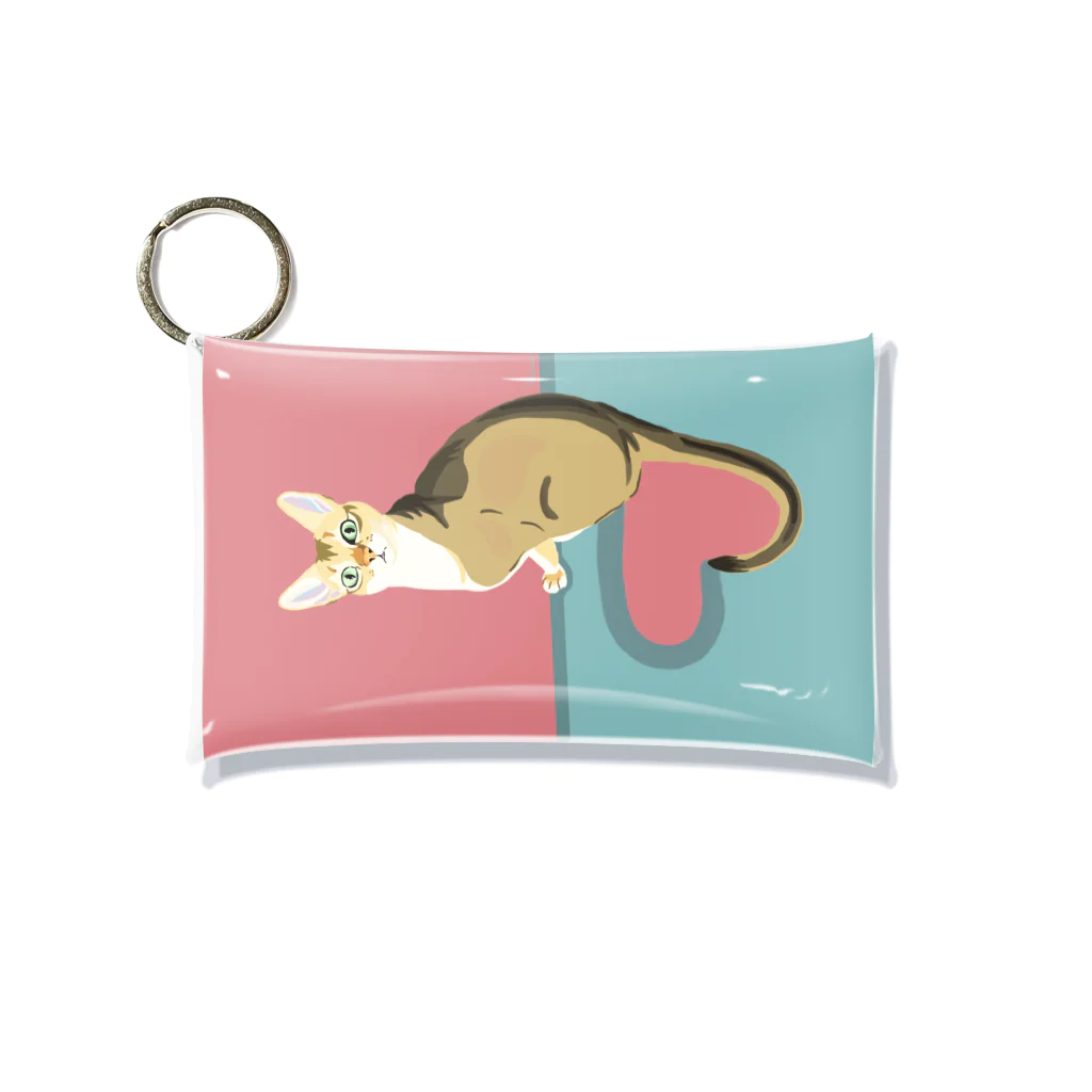 𝕤𝕚𝕞猫のSingapura cat Mini Clear Multipurpose Case