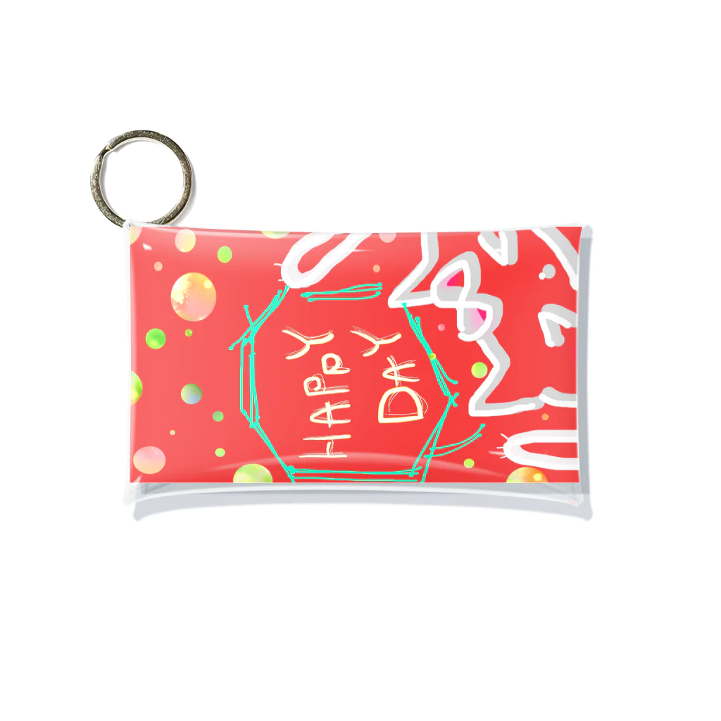 HOME-HASUのはぴねこ Mini Clear Multipurpose Case