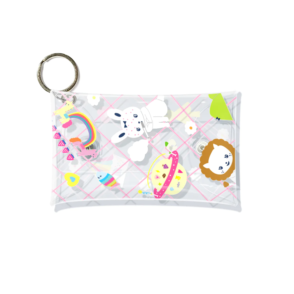 Futakawa Mayuのグッズショップのクリアマルチケース ミニ 春カラー Mini Clear Multipurpose Case