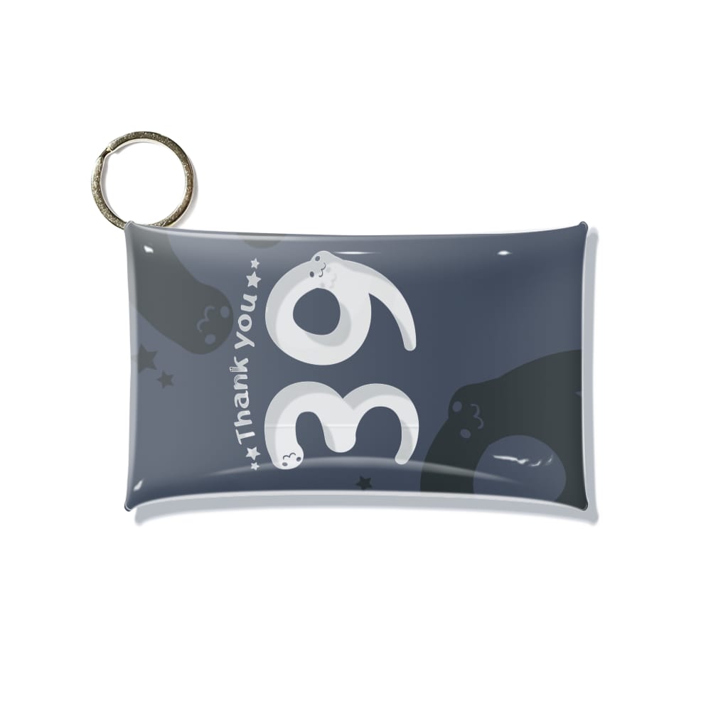 イラスト MONYAAT のサンキュー39*Thank you　Ebg Mini Clear Multipurpose Case