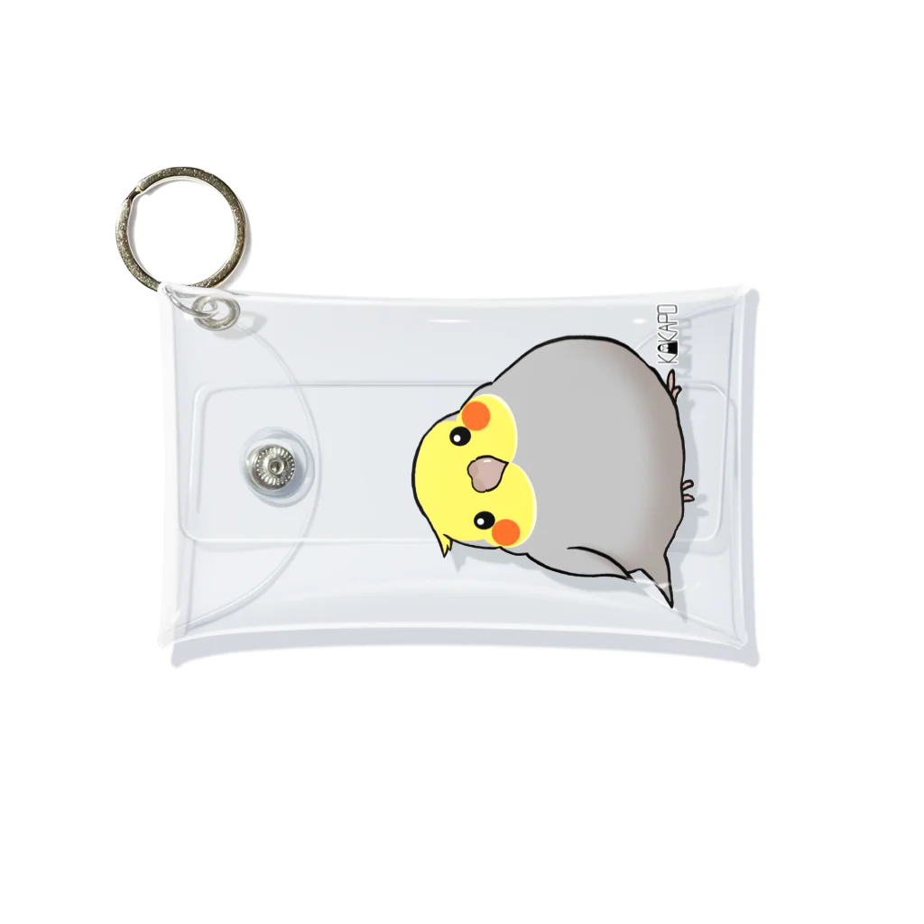 *KAKAPO*の*KAKAPO*のふんわりオカメインコちゃん(のまる) Mini Clear Multipurpose Case