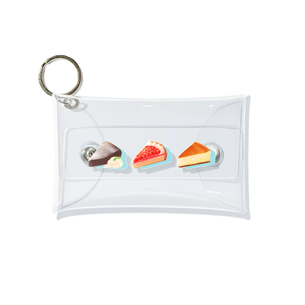 薄茶糖の【sweets】ケーキ Mini Clear Multipurpose Case