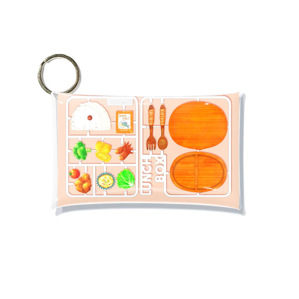 すねこすりのお弁当製作キット Mini Clear Multipurpose Case