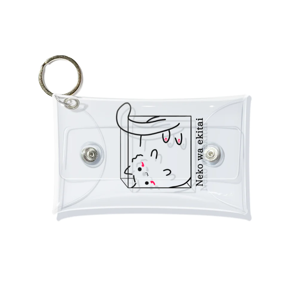 momolove の液体ねこ Mini Clear Multipurpose Case