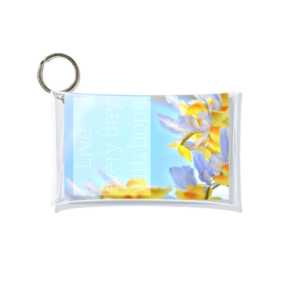 BouquetのIris 「希望」 Mini Clear Multipurpose Case