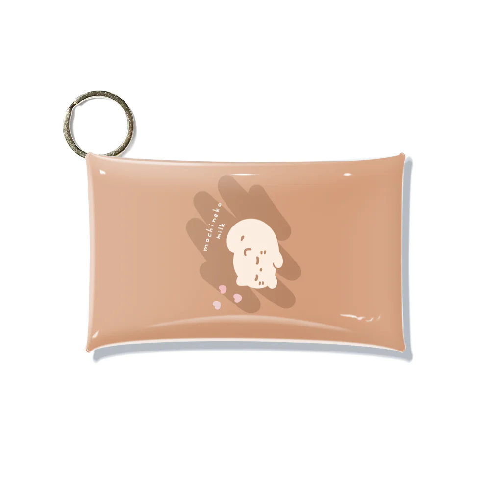 Annaのもちねこのミルク（くすみカラー） Mini Clear Multipurpose Case