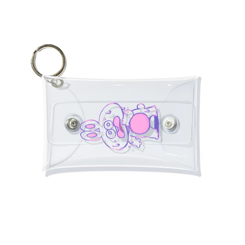 loveのうさらぶくん Mini Clear Multipurpose Case