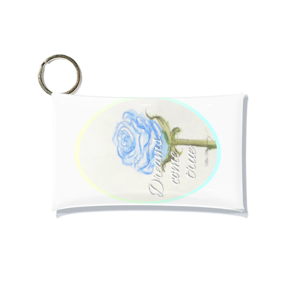 宮嶋麻衣の青い薔薇｢夢が叶う｣ Mini Clear Multipurpose Case