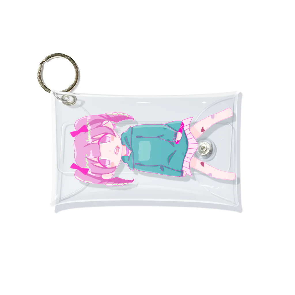 流れ星のめん子ちゃん Mini Clear Multipurpose Case