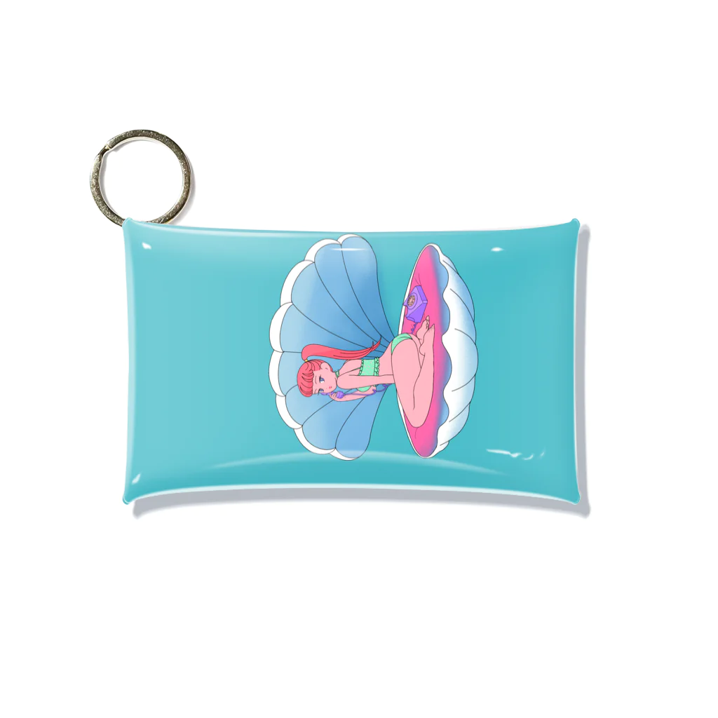 レズっ娘クラブのseashell bed Mini Clear Multipurpose Case